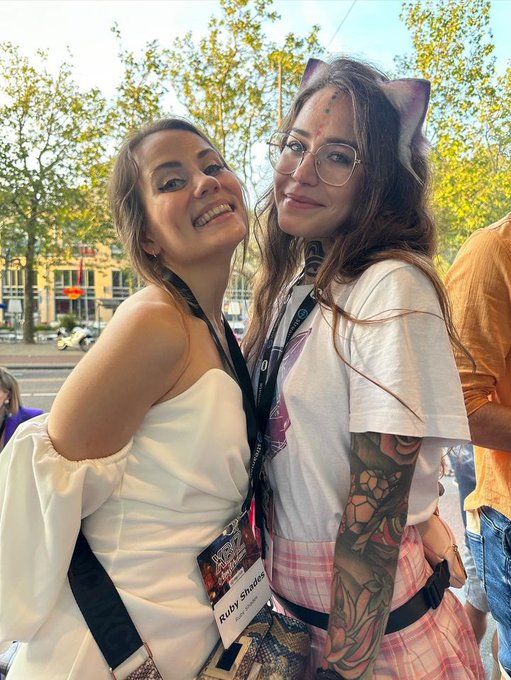 Amsterdam @XBIZ  With love 🤍💙❤️ @ruby_shades https://t.co/17XYuMQc3H<a class="tags" href="/tag/xbiz">@xbiz</a><a class="tags" href="/tag/ruby_shades">@ruby_shades</a><a href="/tag/xhamster"class="tags"><span>#xhamster</span></a>