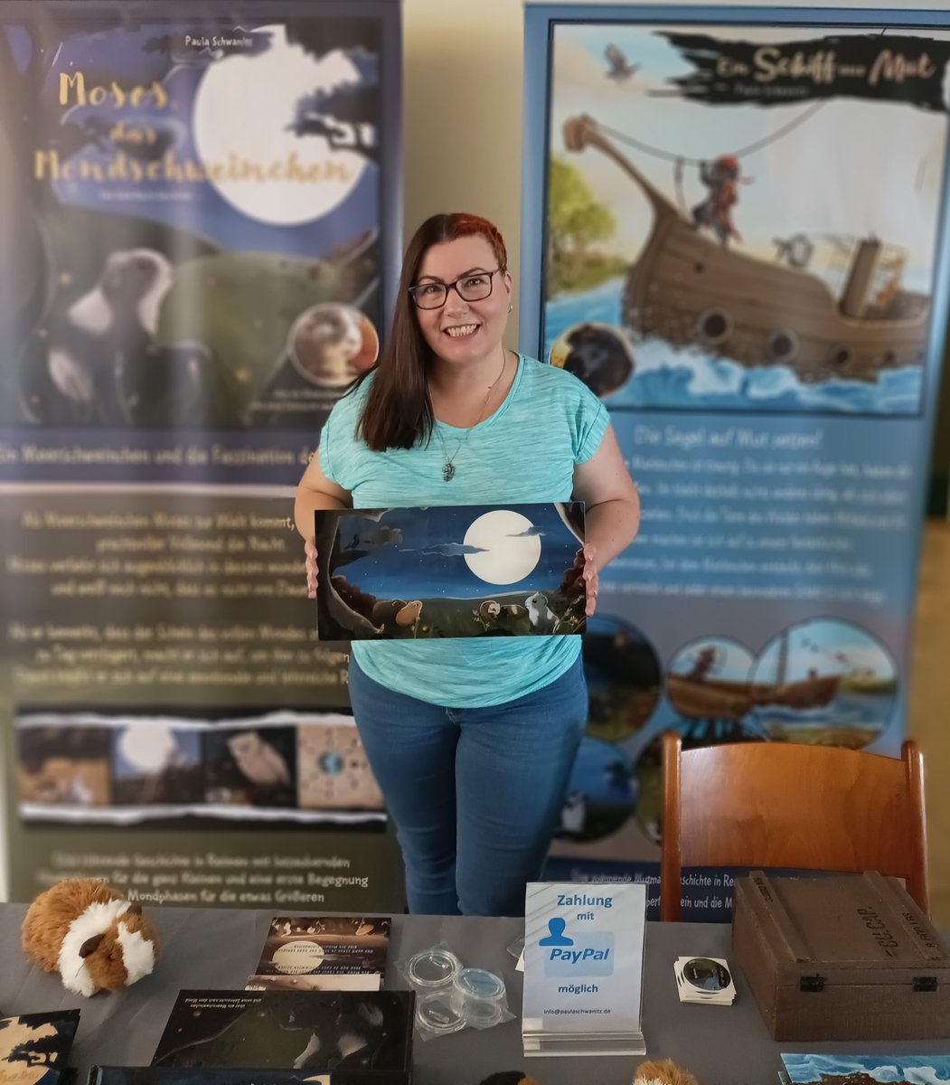 In zehn Minuten gehts los 😊
Rheinhessen-Bücherliebe-Messe in Worms