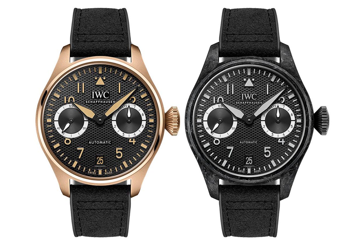 time_watches's tweet photo. With the new #BigPilot’s Watch AMG G 63 models, #IWC pays homage to the G-Class range from #MercedesBenz drawing inspiration from signature design elements of the iconic car. Discover the two editions at https://t.co/NvqvirvL9h #pilotwatches #iwcwatches https://t.co/yjGdpH5Eu0
