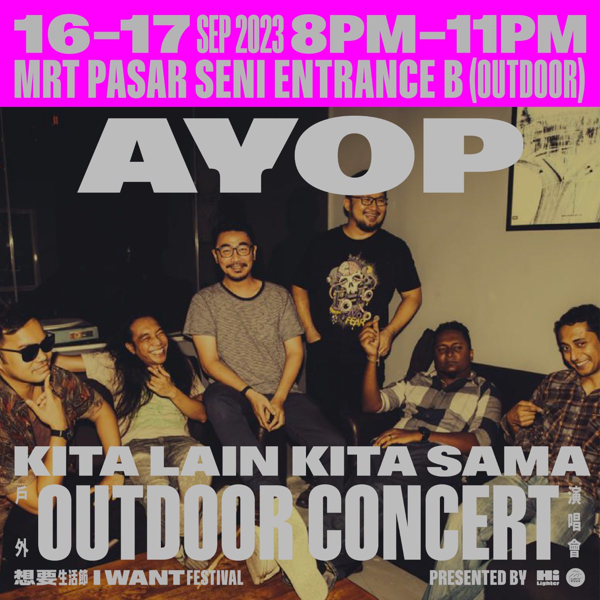 azmyl's tweet image. SELAMAT HARI MALAYSIA! 🇲🇾

🤠 SEE Y'ALL THIS WEEKEND:

👉🏽 #PJ SAT 16 SEPT @merdekarya 8:30pm / RM30
👉🏽 #KL SUN 17 SEPT @i_want_festival 8pm / free

#AYOP
#WasWas 
#TanahAirKu
#MalaysiaDay
#HariMalaysia 
#AzmylYunorxOrkesPadu