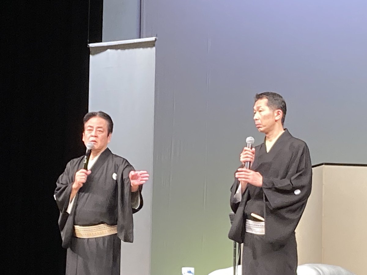 lobe_peace's tweet photo. 撮っていいと仰るので撮りました。本日は談春師匠と三三市場の #牡丹灯籠 仙台1日目。妙技 https://t.co/O2XAp8jsFv