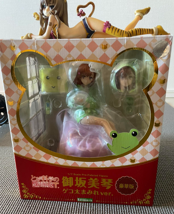 riresu's tweet photo. 前の前の前の前のくらいの会社の同僚からサプライズで誕プレ御坂さん貰いました。喜。 https://t.co/pWqRQ5org6