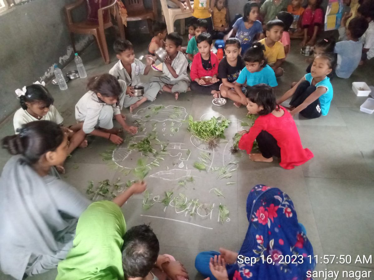 અંકલેશ્વર ના વિવિધ આંગણવાડી માં કિશોરીઓ દ્વારા રંગોળી બનાવી પોષણ નો સંદેશ આપવામાં આવ્યો.