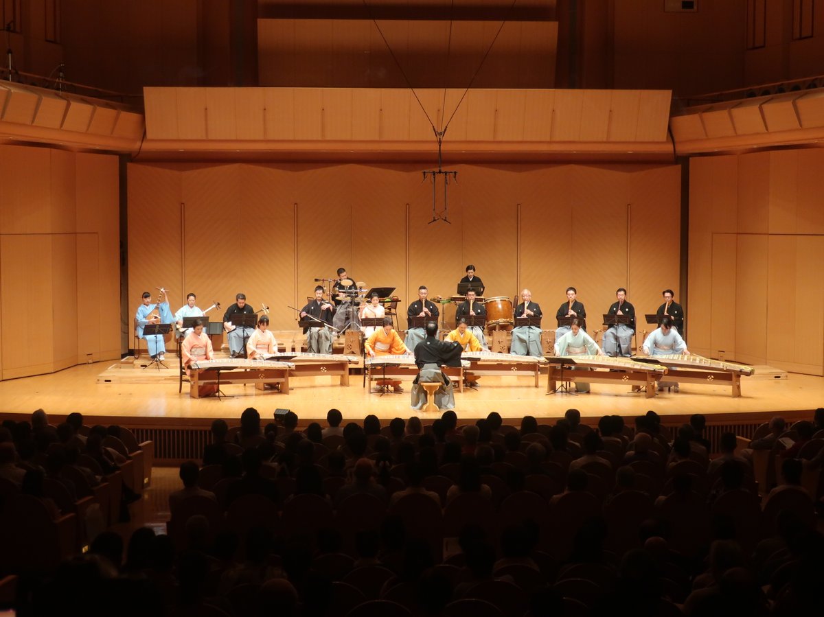 triton_arts_net's tweet photo. #日本音楽集団 第240回定期演奏会
長��勝俊生誕100年～長澤勝俊の軌跡～（トリトンアーツ共催）#第一生命ホール　にご来場頂き、誠にありがとうございました。
今回のオール長澤勝俊プログラムは、
人形風土記
大津絵幻想
颯踏
竹取物語（語り：朴璐美）
でした。 https://t.co/gSAracYIID