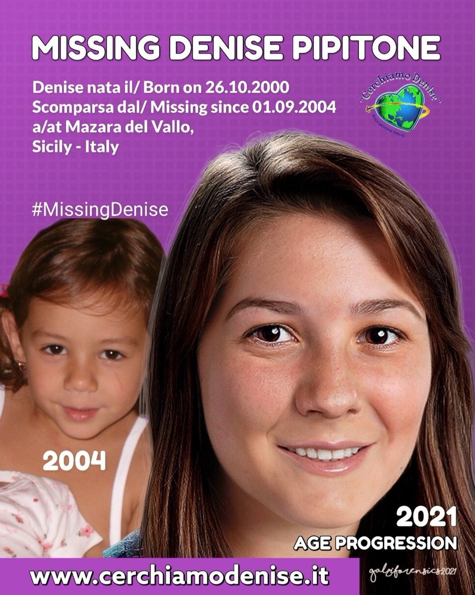 DANAS isimli bu küçük kızın bizim DENİZE olduğundan eminiz. En son 2004'te Milano'da görüldü. Şimdi nerede? Lütfen kızını arayan bir annenin acısına son verin. RT YARDIM #FileninSultanlari #cumartesi #Cumartesianneleri #2000LerYasaBekliyor #KızılcıkŞerbeti #MülakatKabulEdilemez