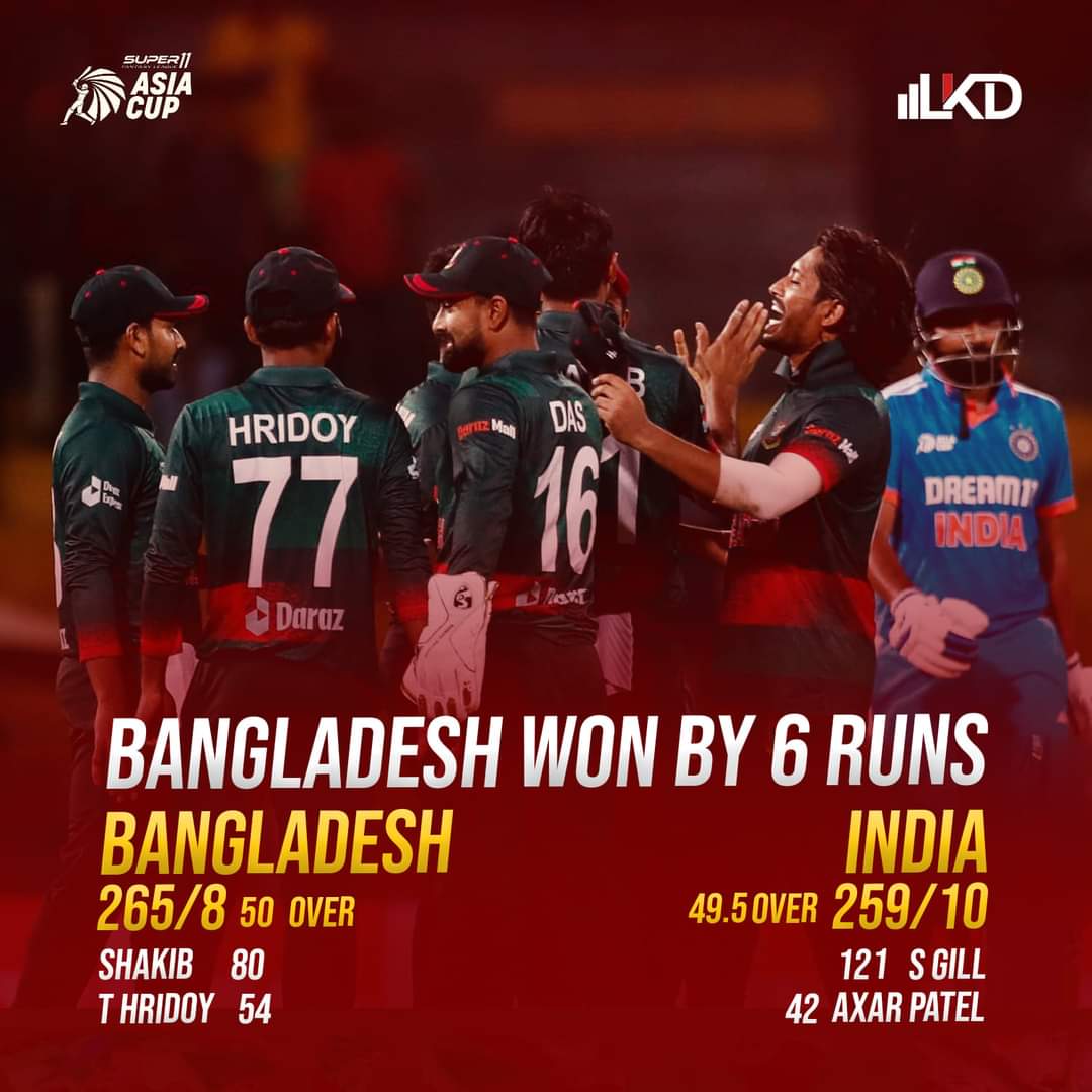 We ended the tournament with a thrilling win against India! #LKD16 #asiacup23