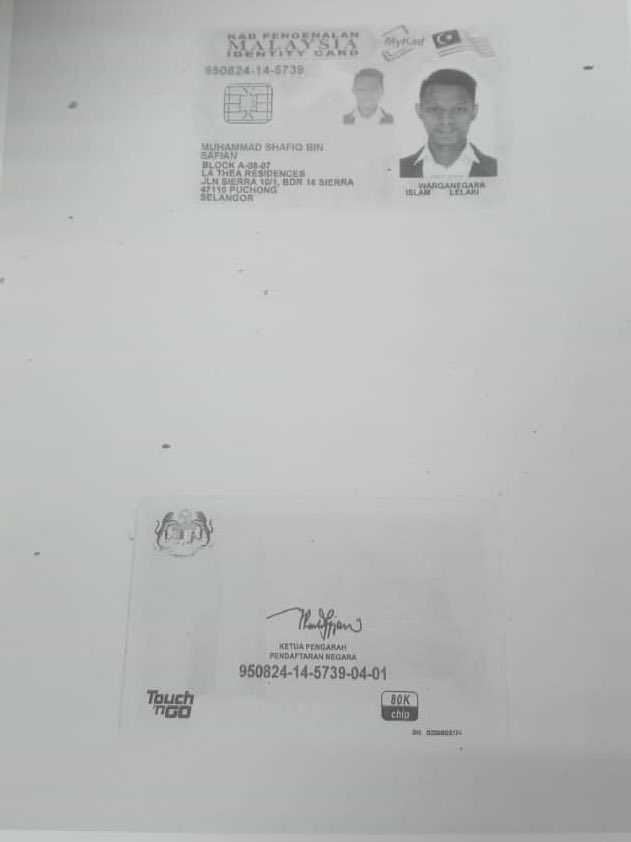 SyafikFauzi's tweet photo. Scammer !! Hati-hati guys. https://t.co/pkTOzXlmkq