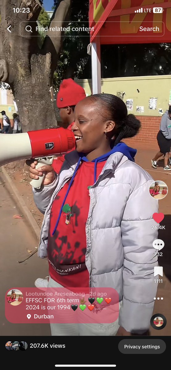 AThando75811's tweet photo. 26.3k✊🏾🖤💚❤️and they say I’m savage 😂…… effsc ✊🏾🖤💚❤️@effscdut_dbn @Julius_S_Malema @AdvoBarryRoux https://t.co/D8bL9eTxYa