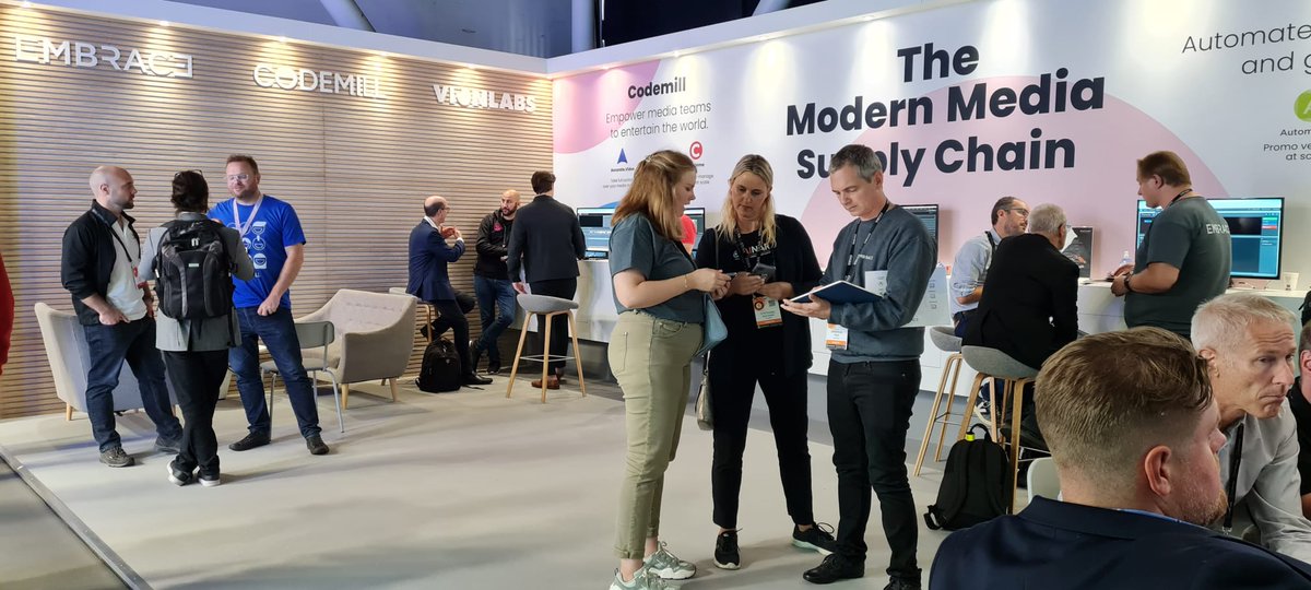 CodeMillAB's tweet image. Day 2 of the @IBCShow is in full swing. Come and meet our incredible team at Stand 6.C11a for demos of our solutions, information on our products, or even just a friendly chat! #IBC2023 #IBCShow
