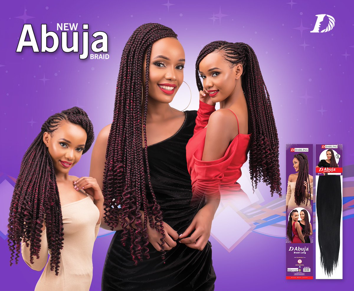 Because It's braids season y'all 🥳

👉With Just four packets of New Abuja braid for all your braid styles

👉Super neat braids made out of high-quality fiber

👉Extremely affordable

👉Available in all hair outlets near you

#haircrochet #hairbeauty #hairtransformation