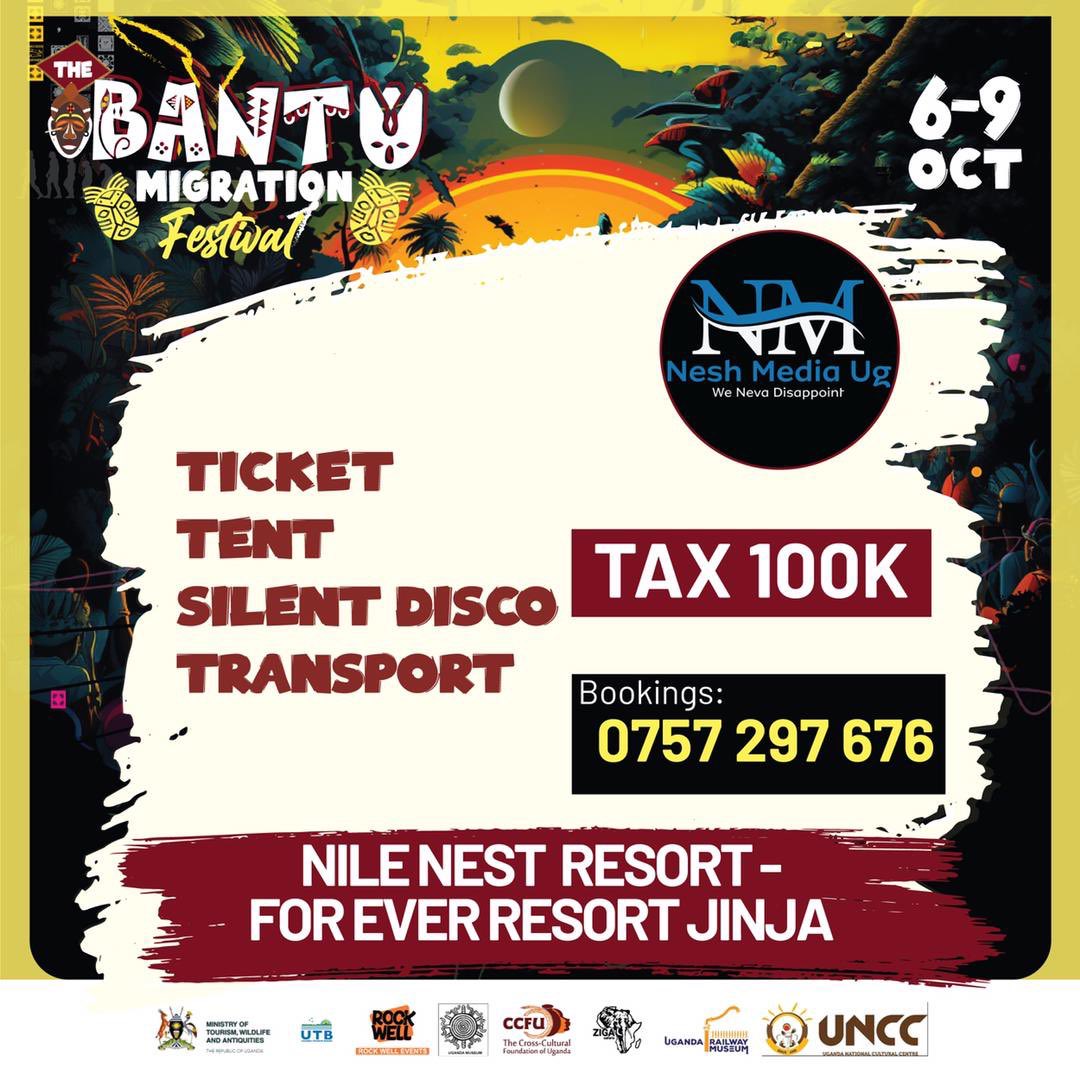 bamwinejnr's tweet photo. Book your slot today and wait for real life enjoyment on 6th October.

#BantuMigration https://t.co/UHPG5s7p2j