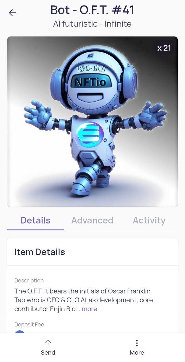 #EfinityNFTs 💙💙"BOT" 💙💙 AI #NFTCommunity Creator <a href="/Alfo_nel/">DragonsArt.ENJ</a>  Choose Winners in 72hrs ✌️😍😁
⏰️❤️&amp;RT
⏰️Follow <a href="/Alfo_nel/">DragonsArt.ENJ</a> 
⏰️Tagg 3 frenz 
⏰️Comment Efinity address starts with "ef"
#Efinity #EfinityNFT #Enjin #NFTGiveaway #NFTGiveaways #nftart #NFT #NFTs #NFTCommunitys