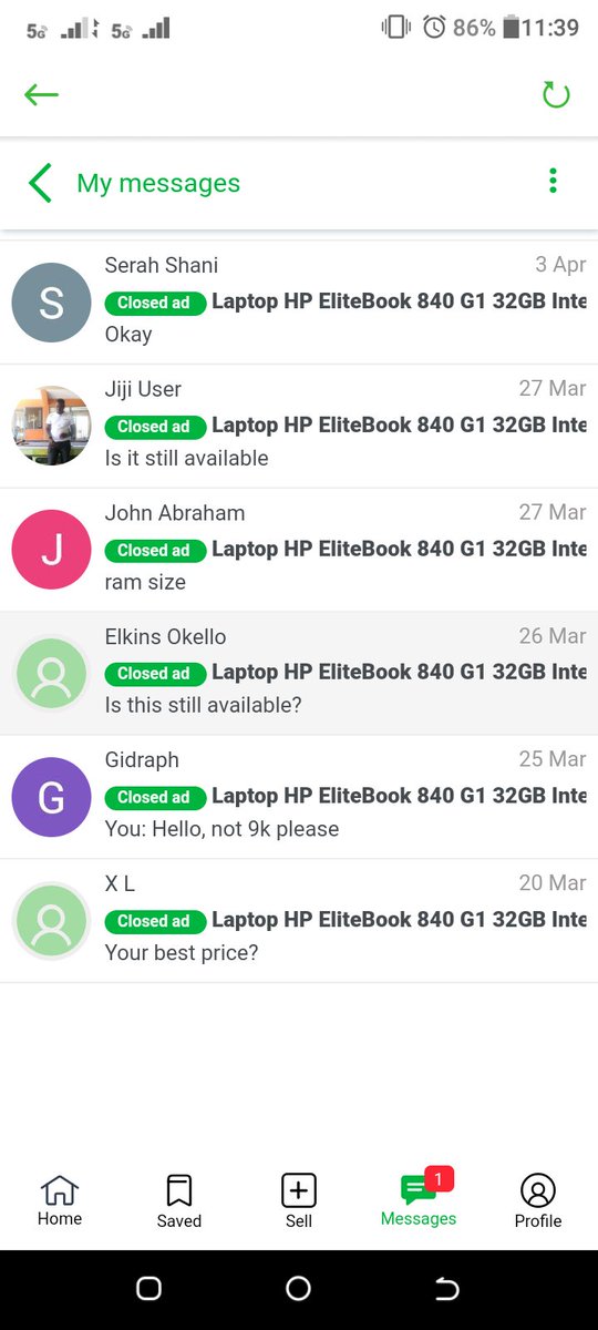 Mr_etyang's tweet photo. This is how it goes down pale Jiji after umepost hizo items hutumii for sale wakuu. Check the conversations out and join hapa https://t.co/4Ax7cPRHOZ to experience the same. We're getting cash from zile items we don't use anymore. Jiji ni efficient and effective saana wakuu 🙌🙌 https://t.co/WsTwErYltn