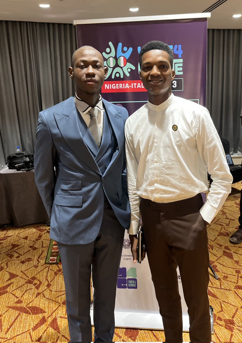 It was an awesome session yesterday discussing innovative,profitable and scalable climate solutions with young minds. Thanks so much to the Consular General of Italy <a href="/UgoBoni1/">Ugo Boni</a>, Consolato Generale d' Italia Lagos <a href="/UNDPNigeria/">UNDP Nigeria</a> , <a href="/Y4Cofficial/">Youth4Climate</a> and <a href="/Solution17Green/">Solution17 Green</a>  for hosting us.