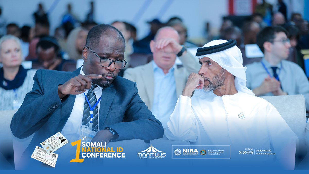 MaamuusEvents's tweet image. 🙌🏽📷 Celebrating #SomaliaDigitalID at #SNIDC2023! Join us as we forge progress with #MoIFAR, empowering #ID4All in Somalia's digital future. 🇸🇴 #Bedigital #MaamuusEvents #SomaliaEvents