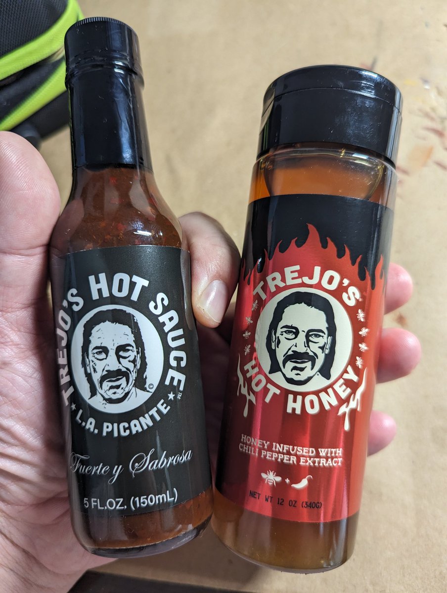 Shout out to the great customer service from @TrejosTacos.  Tshirt I ordered ended up being out of stock, and these turned up with the replacement even though I'm in the UK.  Can't wait to try @officialDannyT!