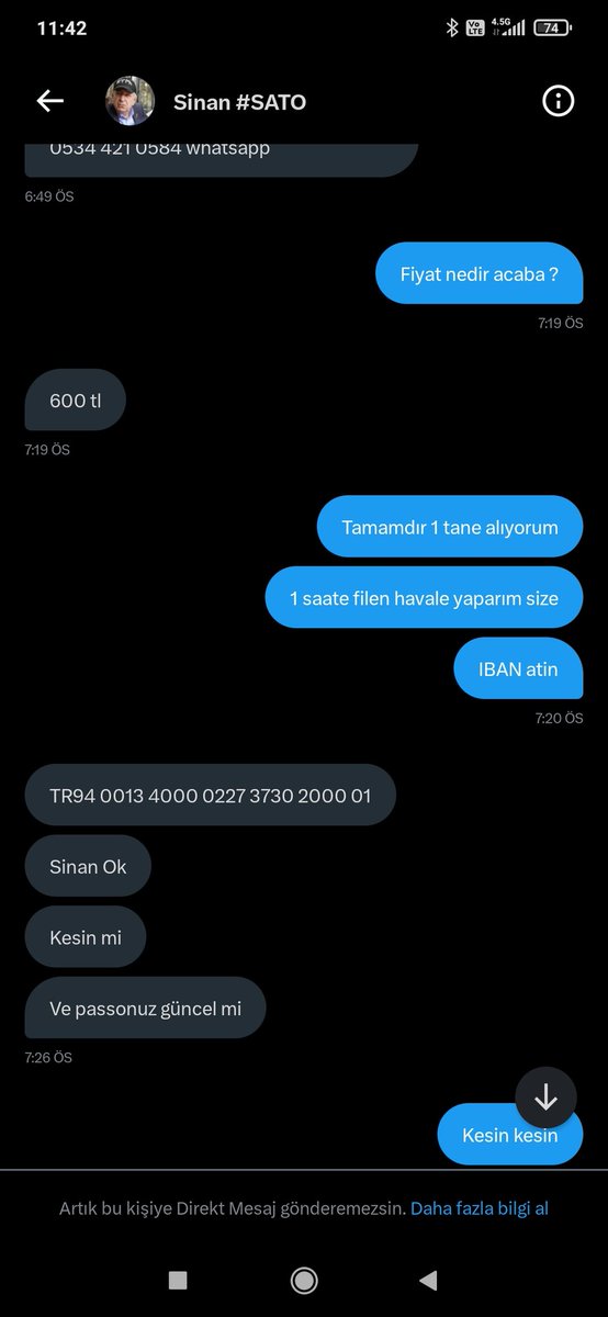 ‼️DİKKAT ‼️Arkadaşlar bu hesap Fenerbahçe adını kullanarak milleti dolandıyor.. #Fenerbahce maçına bilet var diyip hem karaborsacılık hemde dolandırıcılık yapmakta biz tufaya düştük maalesef sizler düşmeyin dikkatli olun.. #migros #okulaçık #fenerinmacivar  @babuski50 <a href="/EmniyetGM/">Türk Polis Teşkilatı</a>