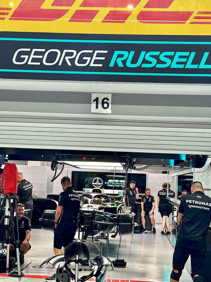 I was low key wishing for the opportunity to see <a href="/LewisHamilton/">Lewis Hamilton</a> and <a href="/GeorgeRussell63/">George Russell</a> in person but that didn’t happen.  Not even a glimpse of <a href="/MercedesAMGF1/">Mercedes-AMG PETRONAS F1 Team</a>’s boss, Toto Wolff. But still, feeling super thankful to even be so close to their garages! ✨

#F1 #SingaporeGP