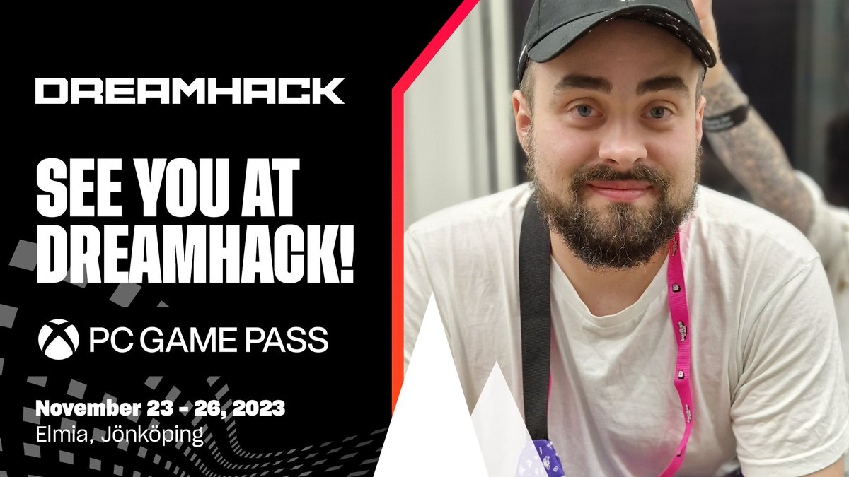 🚨 ANNOUNCEMENT 🚨

We're heading to @DreamHack @DreamHackSE as a part of the Creator Hub. We will play games, stream and do all sorts of stuff! 

Will we meet there?! Use my creator code: HAMATZU at checkout when buying your tickets for 20% OFF!  #Dreamhack #DHW23 #CreatorHub