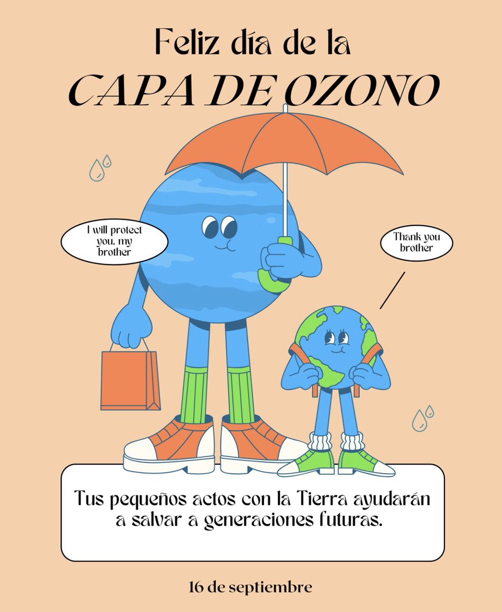 ¡Feliz día de la capa de ozono! Recordad que tenemos que seguir cuidando el planeta si queremos disfrutar de las mejores experiencias que nos brinda la vida 💖