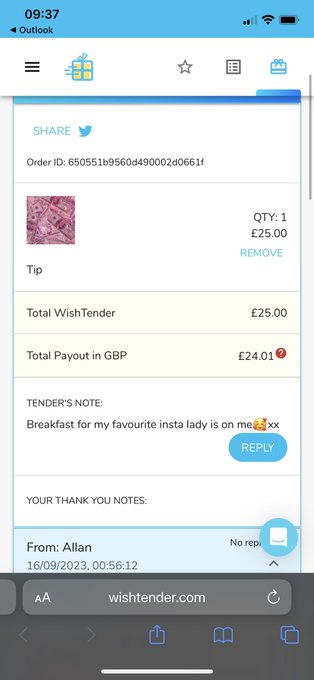 Sends with cute love notes ❤️ attached really make my day. 🥰   FinDom &bull; findomsub &bull; findoms &bull; simp https://t