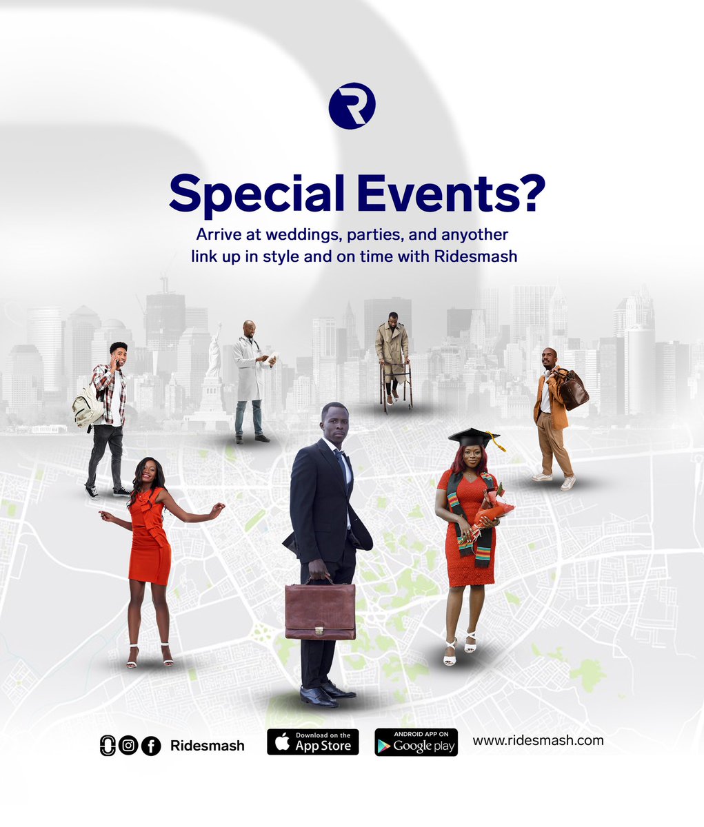 ridesmashghana's tweet photo. We're here to make your special events even more memorable by arriving on time, in style and with ridesmash.

#RideSmashGhana #ridesmash #pilotapp #ridesmashride https://t.co/XNOqgq9oBw