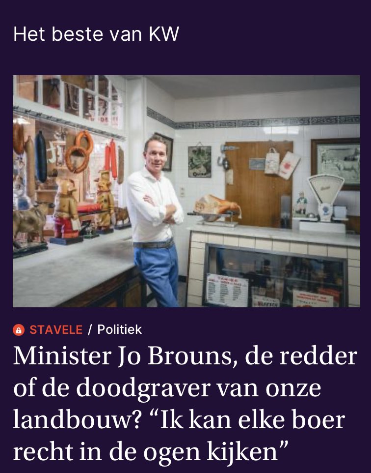 Iedereen mag er het zijne van vinden (en ja ik supporter voor m’n eigen ploeg), maar onze <a href="/cdenv/">cd&v</a> ministers en voorzitter gaven zeer sterke interviews.

Met de focus op beleid en met inhoudelijke antwoorden zonder flauwe politieke spelletjes. Zoals men van politici verwacht 🧡🙏👌