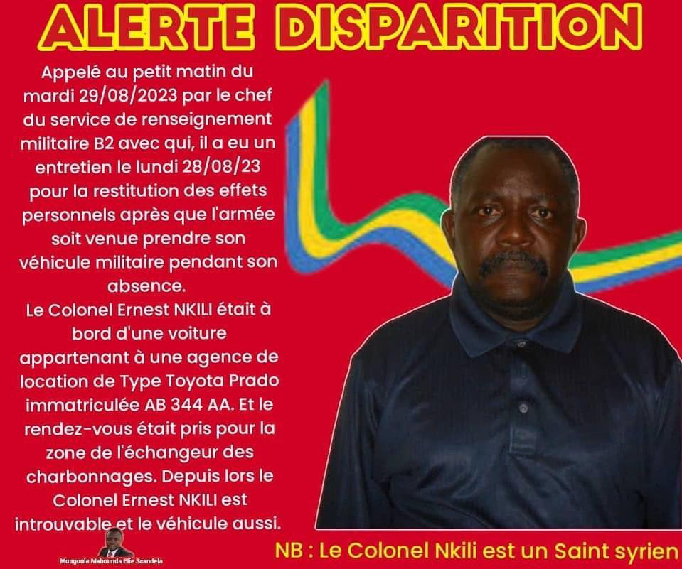 C’est quand même un truc de ouf que <a href="/OndoOssaA/">Ondo Ossa Albert</a> lui-même ne parle pas de la disparition de son conseiller stratégique de campagne depuis le 29 août et n’appelle pas à la mobilisation.