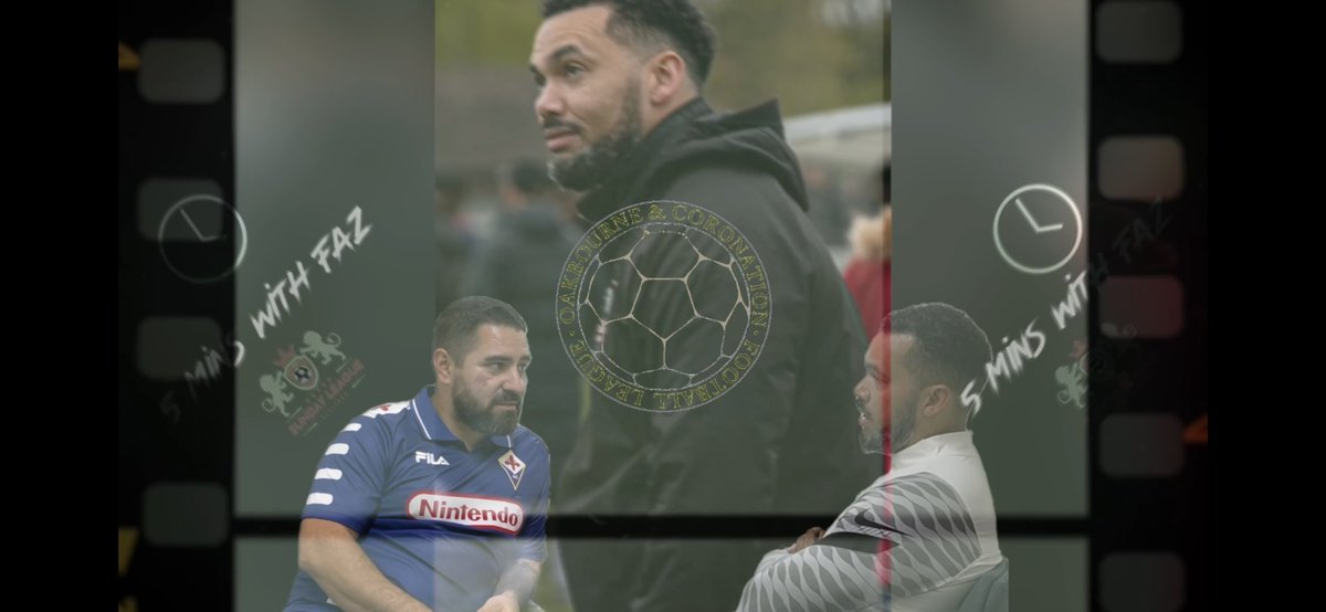 🚨OUT MONDAY 7.30pm🚨

Ep #1 “5 Mins With Faz” ft Dan Hasson League Sec Of The <a href="/Oak_Coro_League/">Oakbourne & Coronation League</a> 

We speak about the season ahead, media coverage, online banter &amp; more

Like Comment Share &amp; Subscribe 🤝🏾

#sundayleaguesettings 
#SLS 
#5MWF
