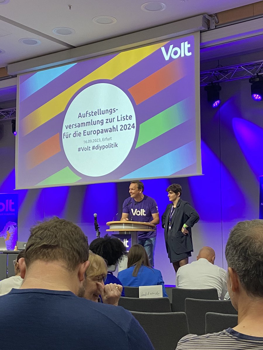 Aufstellungsversammlung Europawahl - #volt #diypolitik #Erfurt #Demokratie #Europa