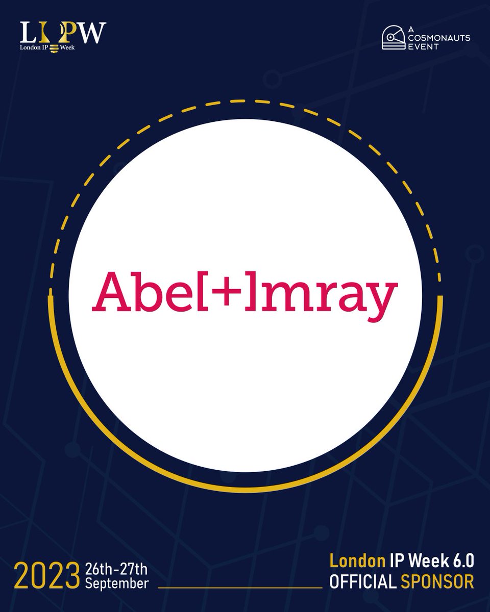 Are you looking for expert guidance to protect your brand and innovative ideas? Look no further – Abel & Imray are teaming up with us at London IP Week to provide the support you need 🤝! ➡️ londonipweek.com/tickets #LIPW