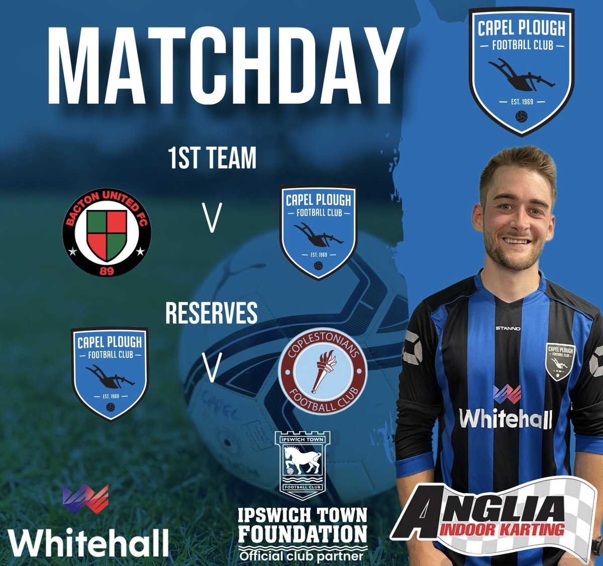 Capel Plough FC (@capel_plough) on Twitter photo 📅MATCHDAY
A tough test for both sides today as we look to bounce back from defeats!
The 1st team travel to <a href="/BactonUnited89/">Bacton United '89</a> hoping to travel home with 3pts.
The reserves host <a href="/Cops_FC/">Coplestonians FC</a> and are hoping to get their first win of the season and build some momentum.
#uptheplough 📅MATCHDAY
A tough test for both sides today as we look to bounce back from defeats!
The 1st team travel to <a href="/BactonUnited89/">Bacton United '89</a> hoping to travel home with 3pts.
The reserves host <a href="/Cops_FC/">Coplestonians FC</a> and are hoping to get their first win of the season and build some momentum.
#uptheplough