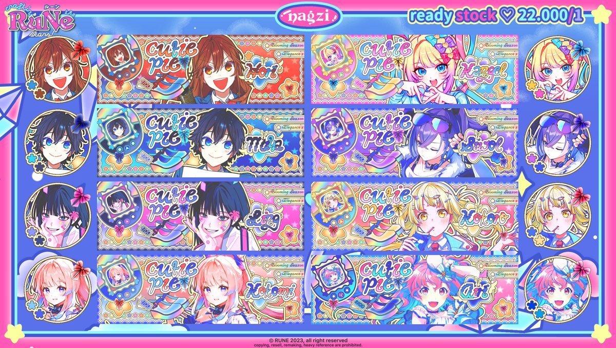 nagzi's tweet image. any interaction would be cherished ✧

haalo! rune ada layout ready stock gi, hsr, anime etc! price on pic &amp;lt;3

boleh di take melalui dm dengan menyebut chara, BOOKING allowed start jam 16.30 dengan additional fee +3K/layout! harga normal 19.45 ya! makasii

#zonauang #zonaba