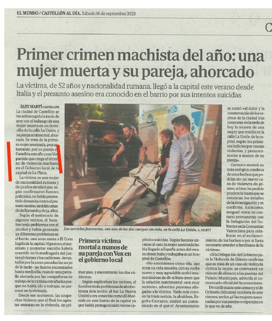 ¡NO ENGAÑEN!
En VOX condenamos rotundamente todo tipo de violencia, especialmente contra los más desprotegidos: mujeres, ancianos, niños,..., tenga el origen que tenga: terrorista, machista, odio, ajustes de cuentas,....
¡BASTA DE MENTIR!

#Vox