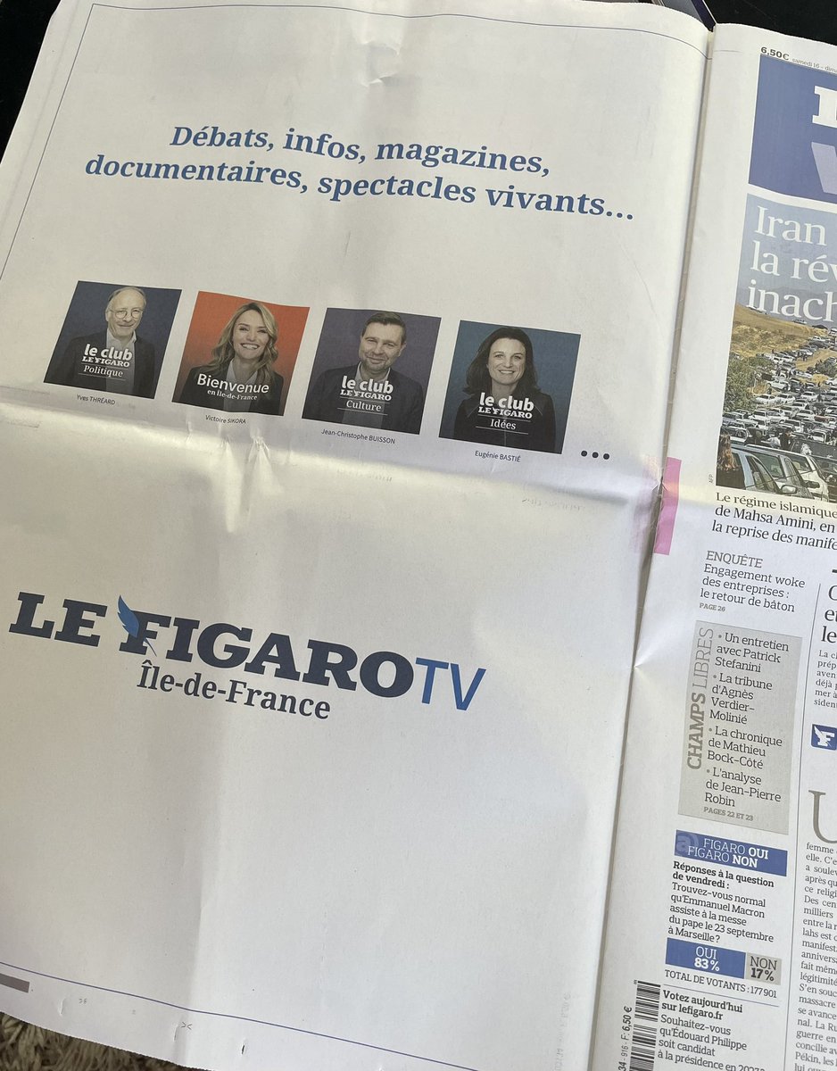 bertrandgie's tweet photo. Bienvenue sur Le Figaro TV ! 
TNT 34  / F.A.I.  canal 30 et bien sur @Le_Figaro sites et appli https://t.co/EXHMxhmU5z