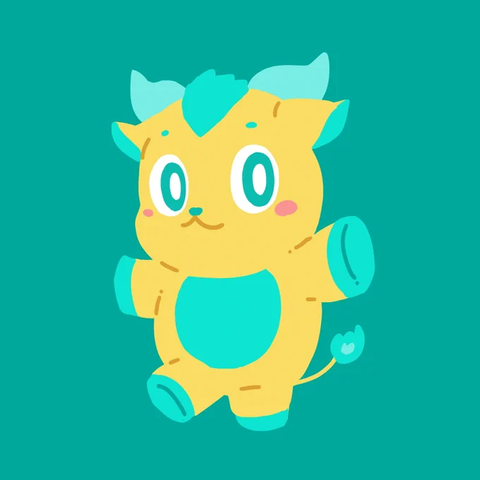 キリンちゃん練習FA かわいいね 