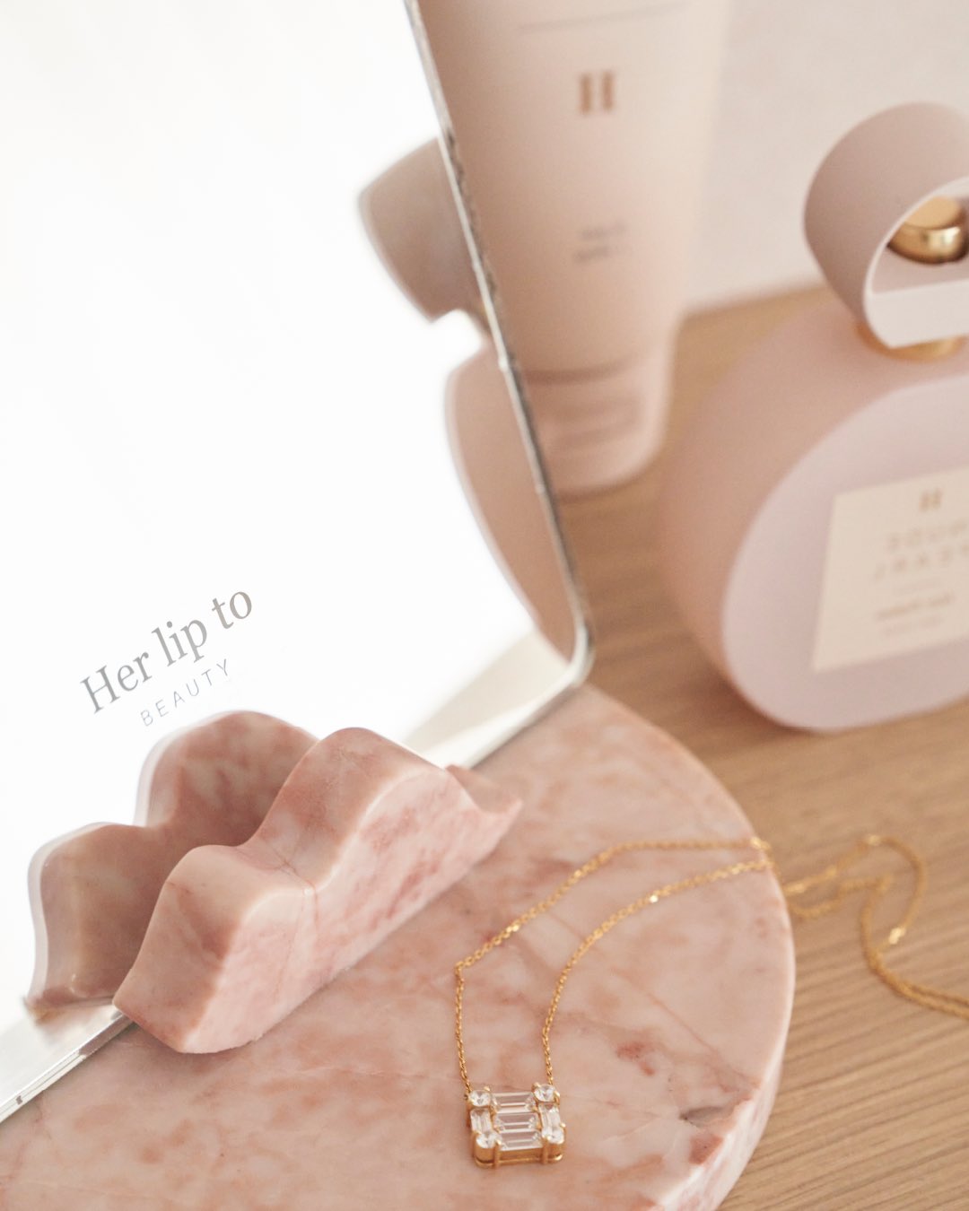 【大阪限定】HLT ROSE MARBLE MIRROR TRAY 大阪限定】HLT ROSE MARBLE MIRROR TRAY