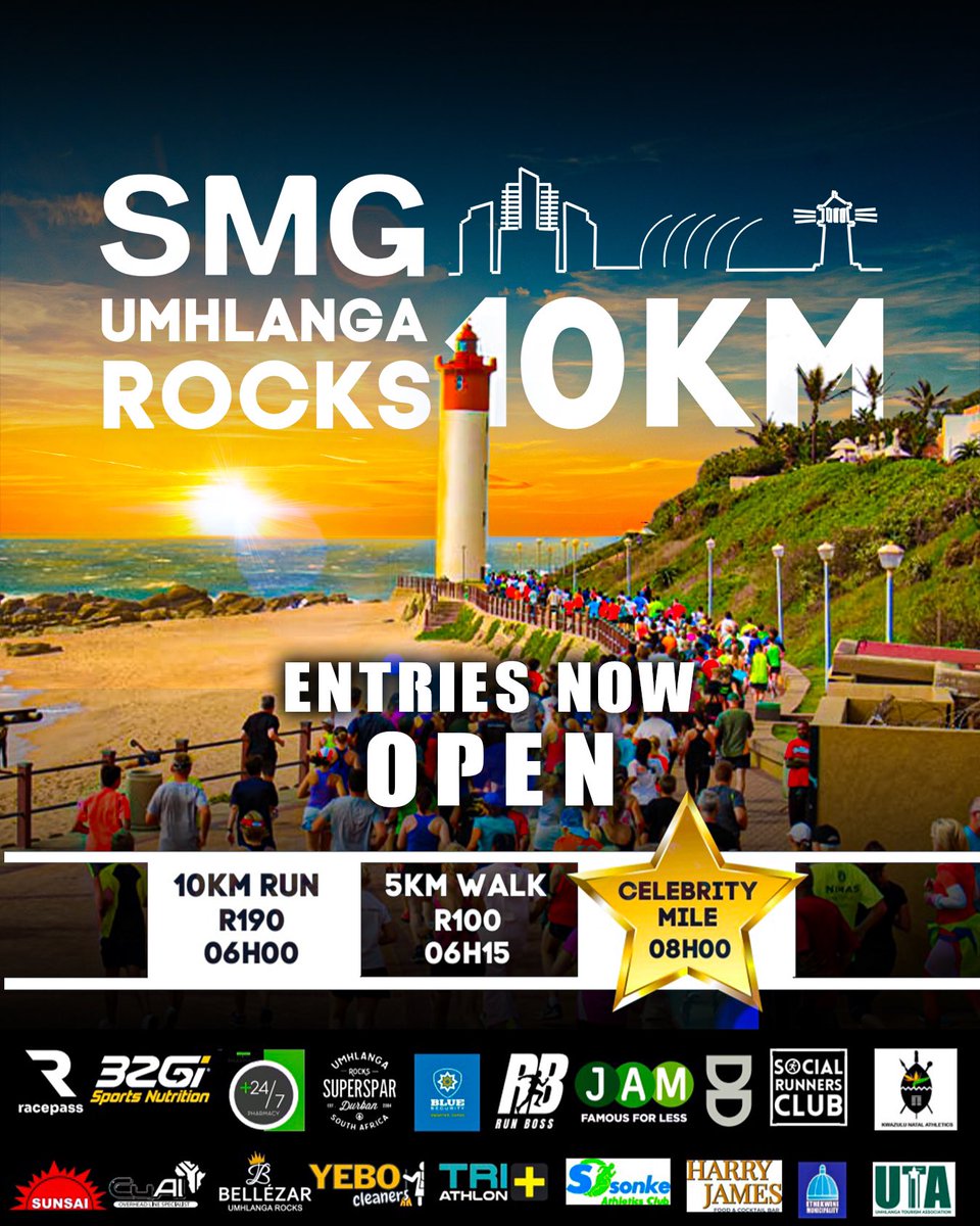 Get Ready For The Most Exciting Race Of The Year ‼️🎉🥳🎊🏃🏻‍♂️
runseries.co.za 
#RunUmhlanga