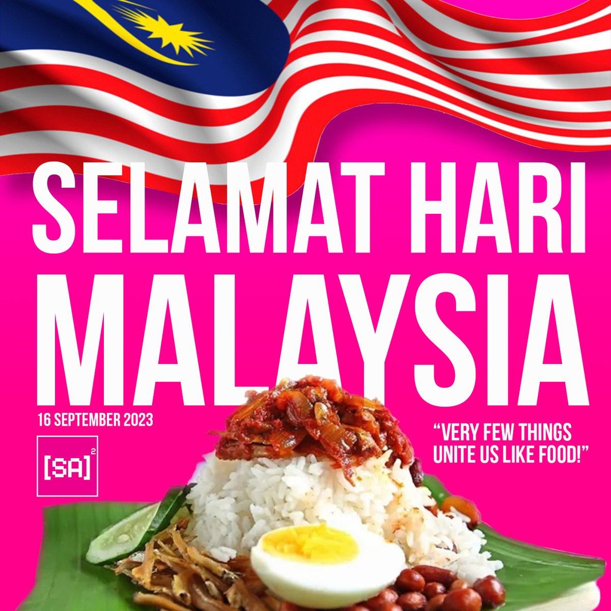 SASquared_arch's tweet image. Selamat Hari Malaysia ke 60!!! 📷
Celebrating the quintessential Malaysian dish Nasi Lemak!!! 😍😍
#selamatharimalaysia