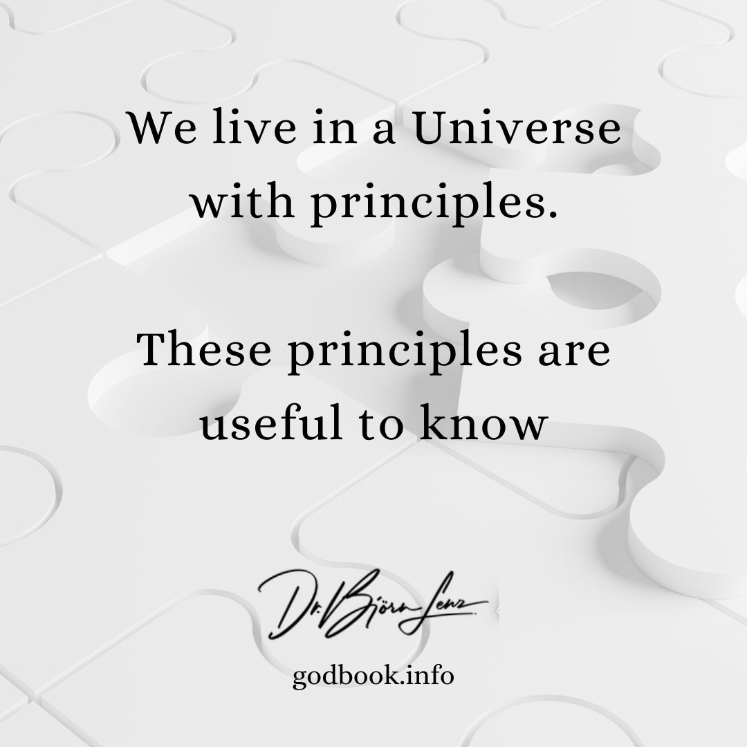 BjornLenzPhD's tweet image. We live in a Universe with principles.

These principles are useful to know

#universe #principles #universalprinciples
