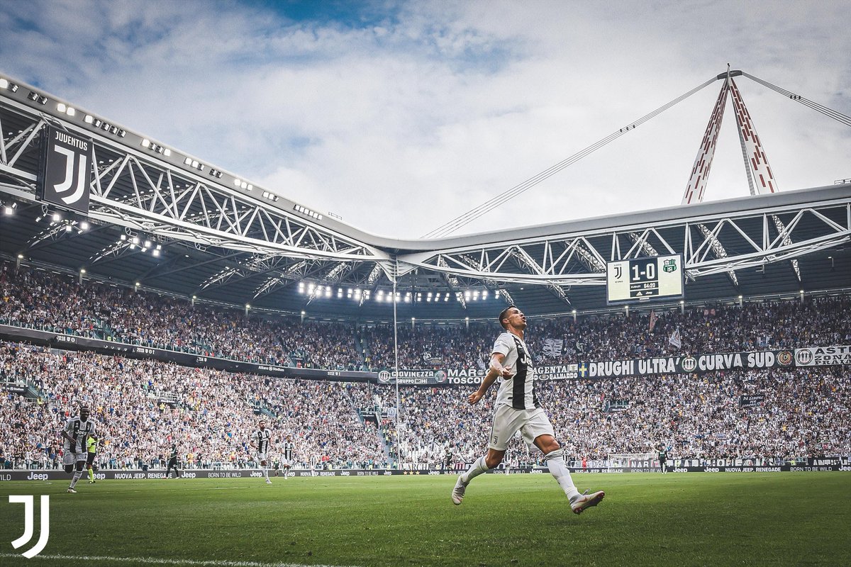 #16settembre 2018 
Primi gol all’Allianz Stadium di @Cristiano con la maglia della @juventusfc contro il Sassuolo
#OnThisDay #OnThisDayInFootball