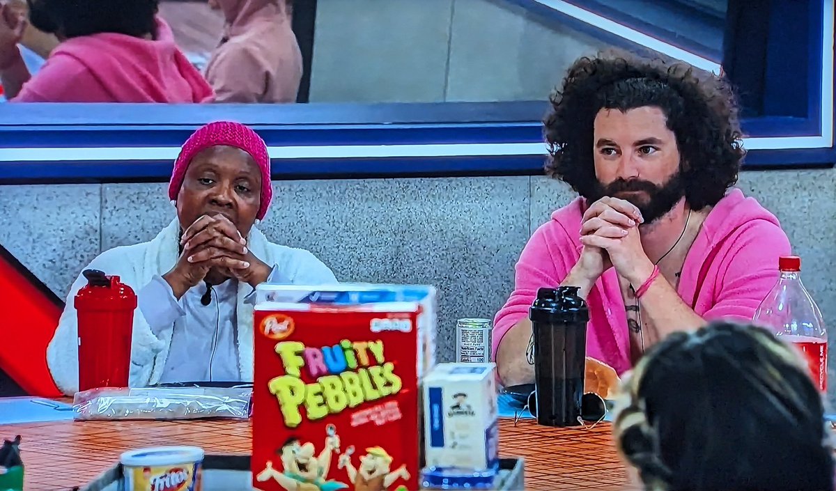 MissPrissChris's tweet photo. Bless us, O Lord,
and these thy Fruity Pebbles 
we are about to receive from thy bounty. #BB25 https://t.co/ZKuuFCyNJN
