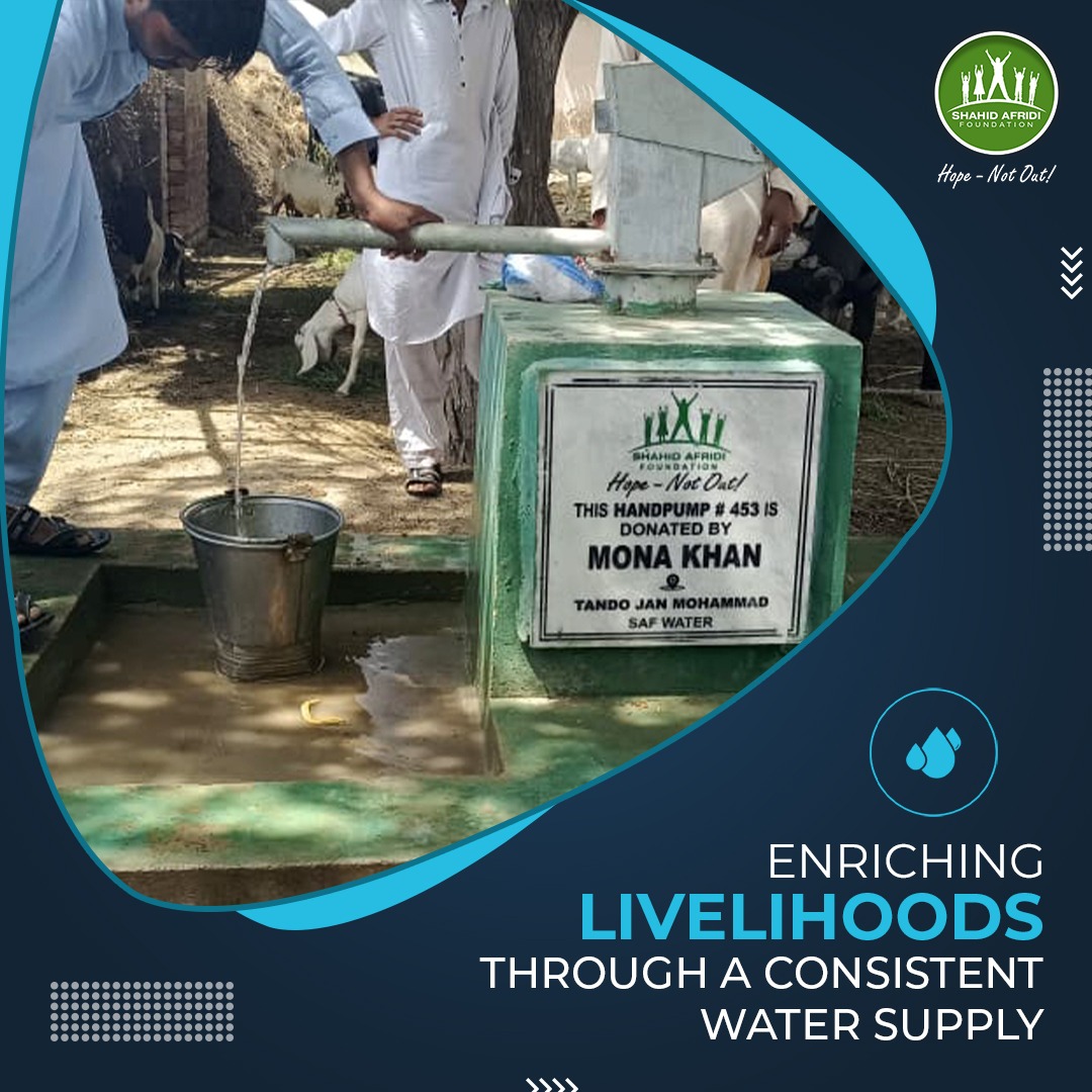 SAFoundationN's tweet photo. Paving the way for a better quality of life with #SAFwater initiatives! With the support of our Australian donors, we have installed 6 more handpumps in Tando Jan Muhammad to ensure access to water for underserved communities. #SAF is determined to ensure #HopeNotOut for all! https://t.co/V4AyBOJA0N