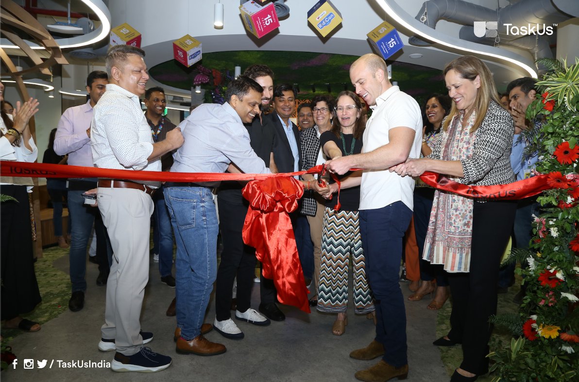 TaskUsTW's tweet image. TaskUs recently opened two new sites in India: Mystiqa in Gurugram, and Dreamland in Navi Mumbai. Both sites showcase the vibrant, amenity-rich spaces that TaskUs is known for.

To learn more, check the press release here: ir.taskus.com/news-releases/…