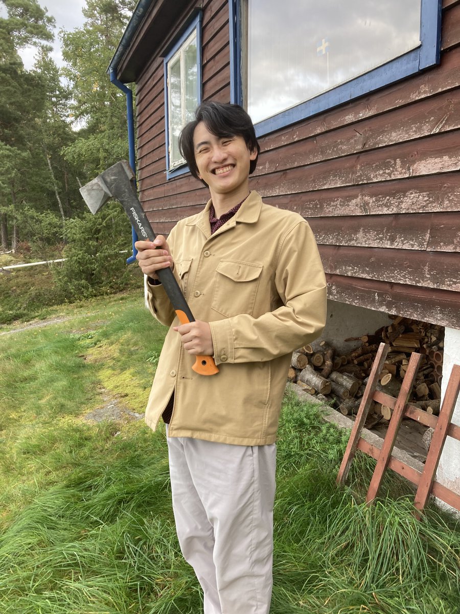 Mugen3solider's tweet photo. 土岡に斧を持たせてしまった https://t.co/bUnbKI2VyC