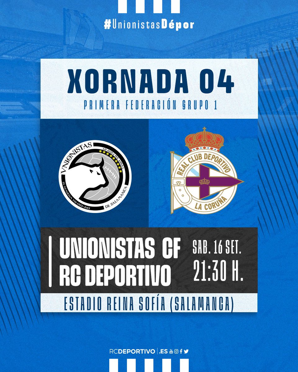 Vandaag ⚽️ wedstrijddag!

We need to keep pushing 🥅!
💪🏻💪🏻💪🏻💪🏻

Forza Depor!
💙🤍💙🤍💙

#forzadepor #vamosdepor  #rcdeportivo #daledé #unionistas #hondenlullen