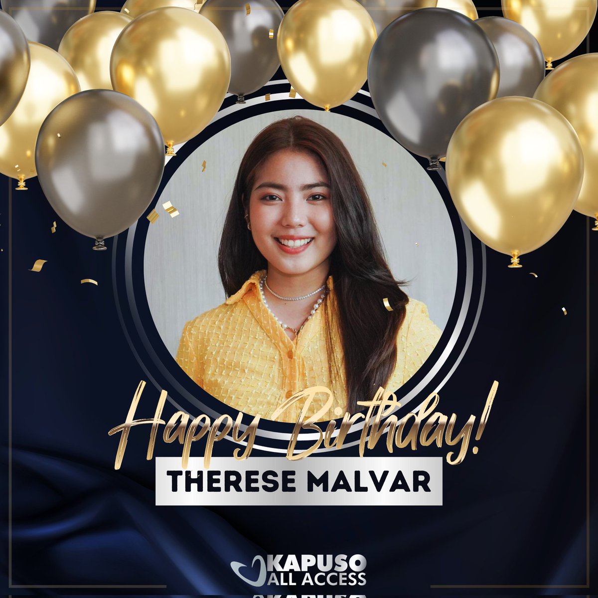 Happy birthday, Therese Malvar (@ThereseMalvar)! Wishing you good health, happiness, and more success. 💖 #HBDKapusoTherese #ThereseMalvar #Kapuso