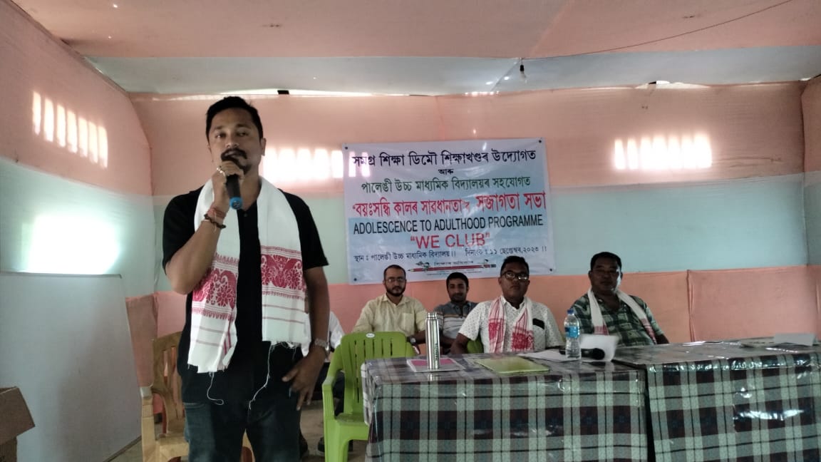 Adolescent to Adulthood awareness programme at Palengi H.S..<a href="/nhm_assam/">NHM_Assam</a> <a href="/borgohainSBG/">Sushanta Borgohain</a> <a href="/keshab_mahanta/">Keshab Mahanta</a> <a href="/CMOfficeAssam/">Chief Minister Assam</a>