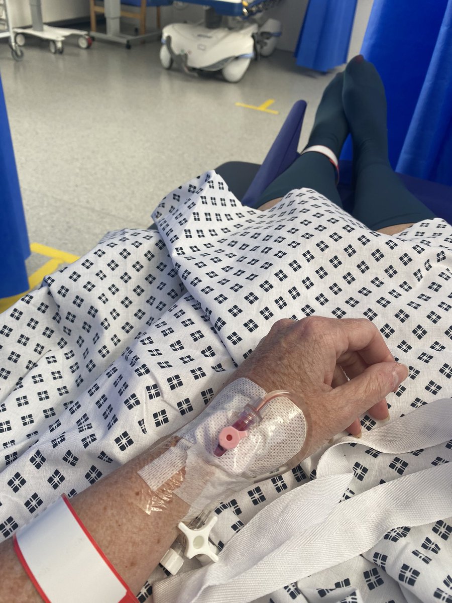 Second #vaaft surgery went well @StMarksHospital hopefully will help.