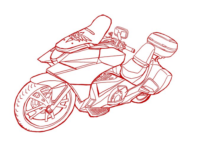 「バイク」 illustration images(Latest)｜4pages)
